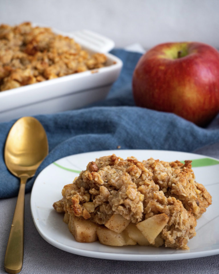 Apple Crumble Rezept Einfach Saftig Und Vegan