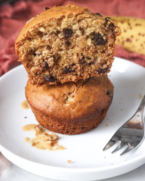 Vegane Bananen Schoko Muffins