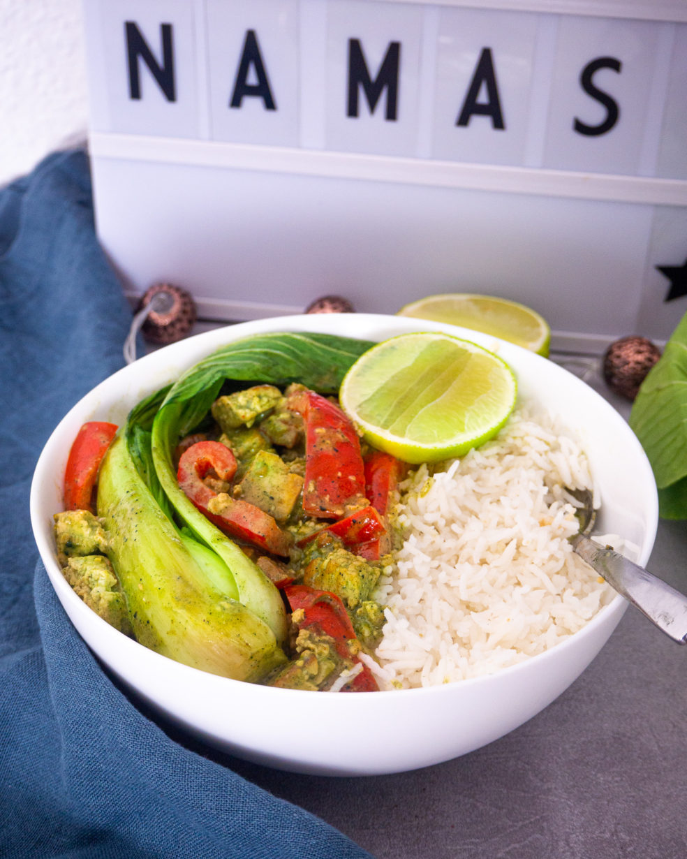 Green Coconut Thai Curry (Vegan)