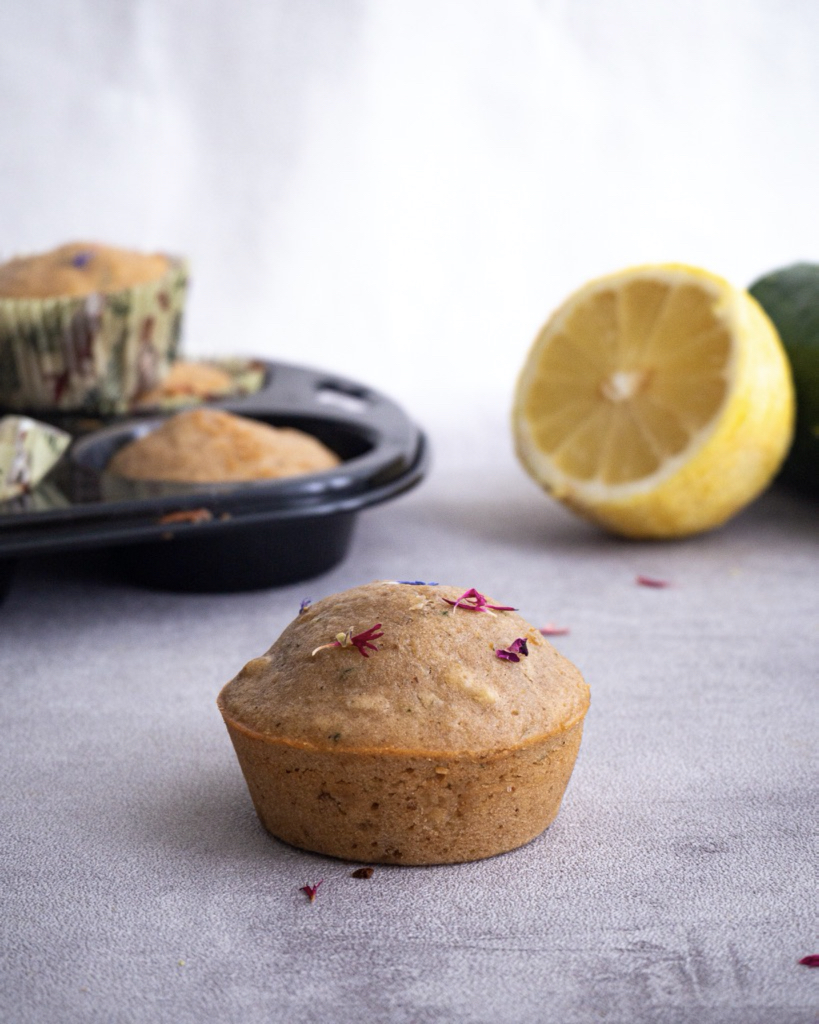 Vegan Zucchini Lemon Muffins