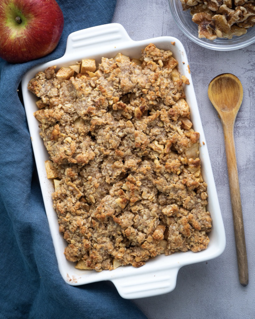 apple-crumble-recipe-with-oats-vegan