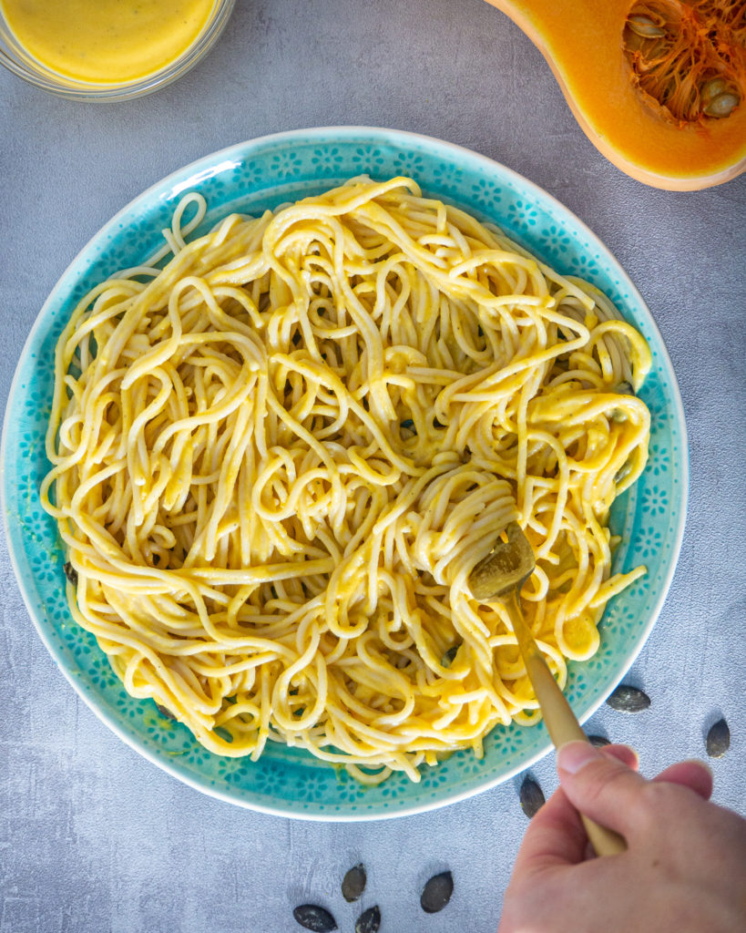 Creamy Vegan Squash Pasta