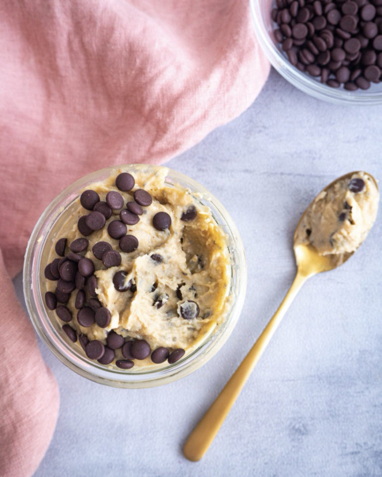 Healthy Edible Cookie Dough Recipe without Eggs