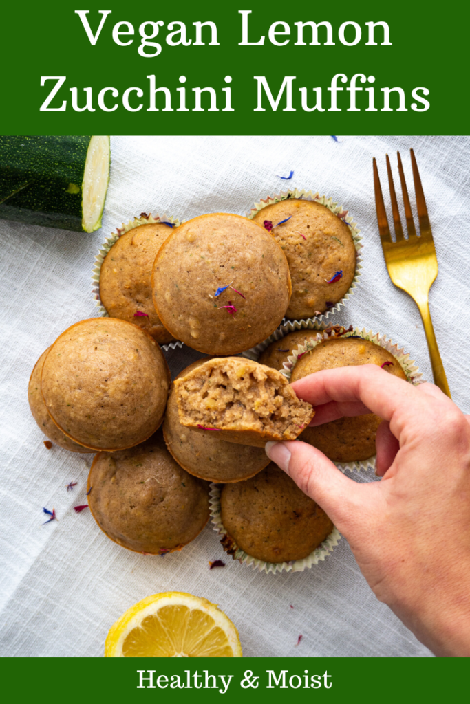 Vegan Lemon Zucchini Muffins