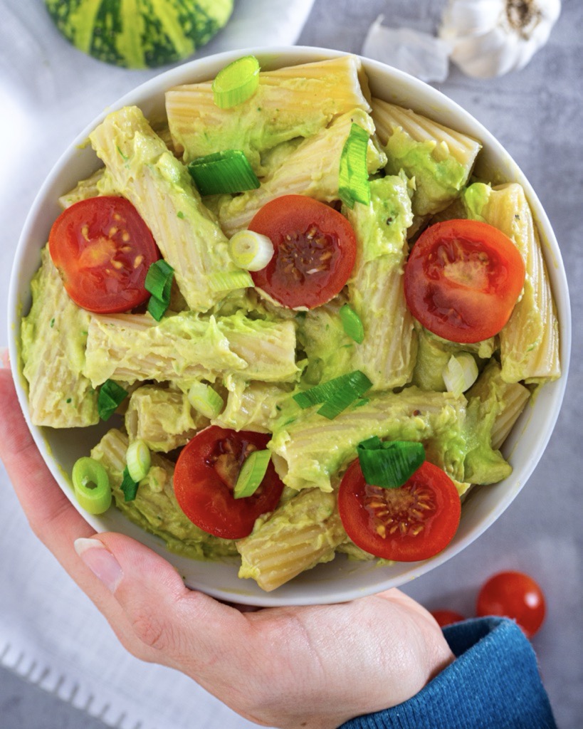 Easy Avocado Pesto with Pasta