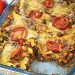 Close Up Gemüse Lasagne