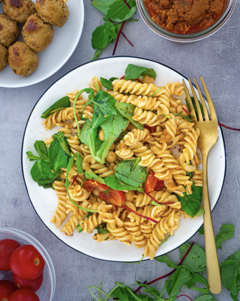 Healthy Pasta Salad With Pesto Rosso Ready In 15 Minutes