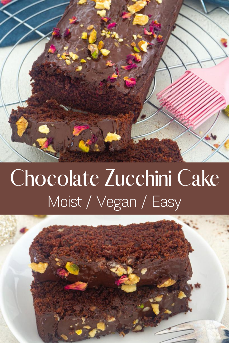 Easy Chocolate Zucchini Cake (Vegan)