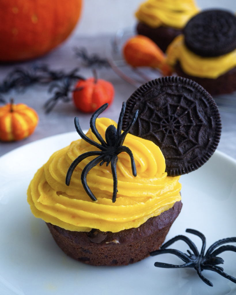 Halloween Chocolate Cupcakes