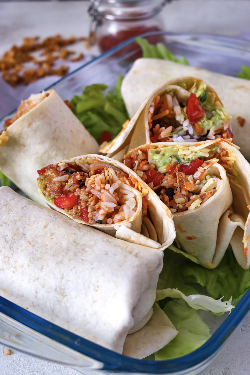 Vegane Burritos mit Guacamole