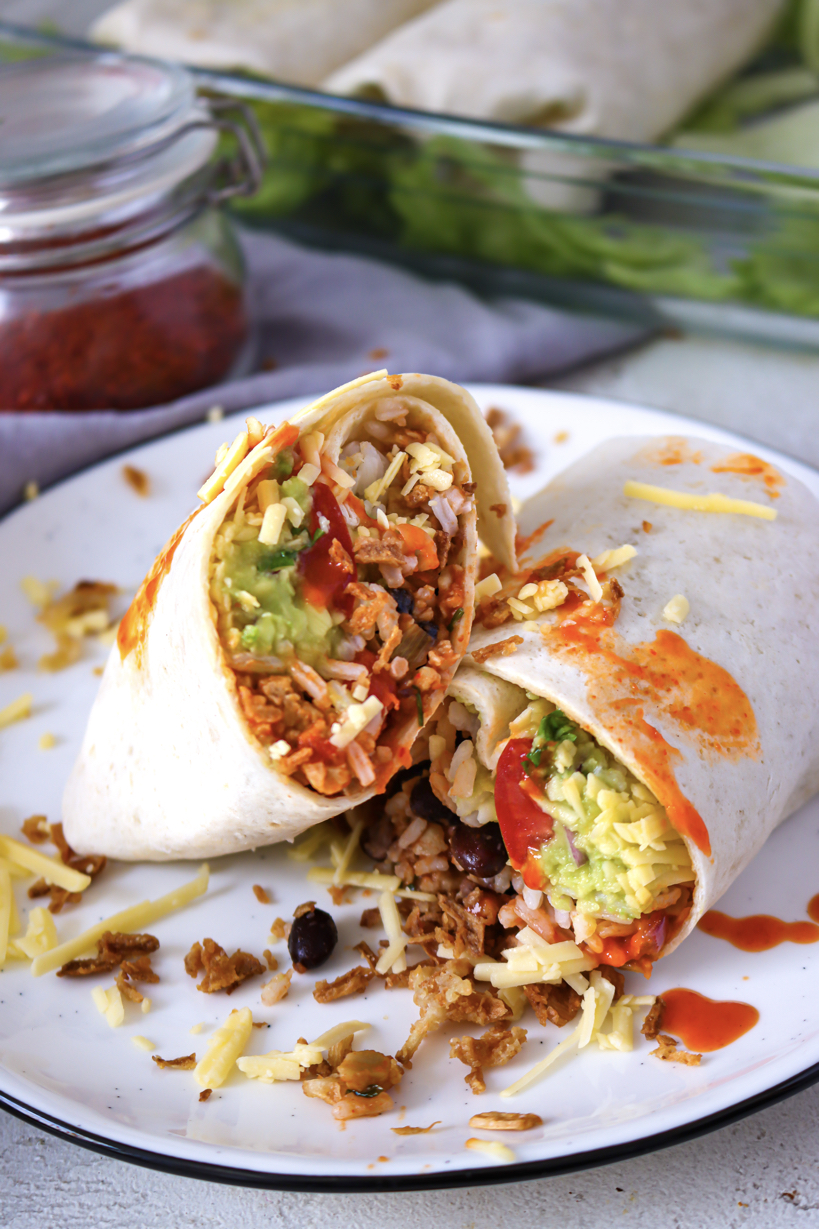 Vegane Burritos mit Guacamole