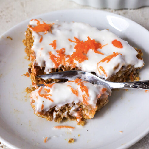 Baked Oatmeal Karottenkuchen Mini