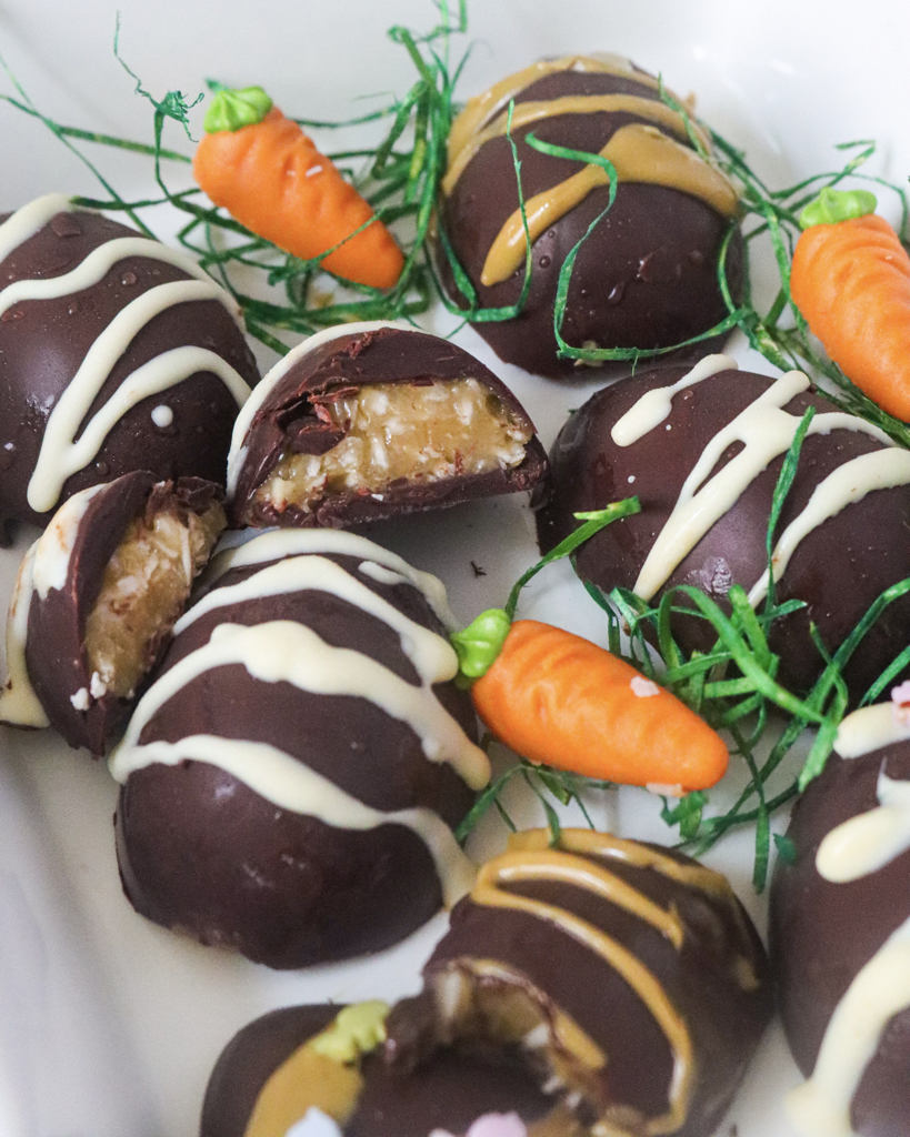 Gefüllte Schoko Eier – Vegane Osterpralinen selber machen