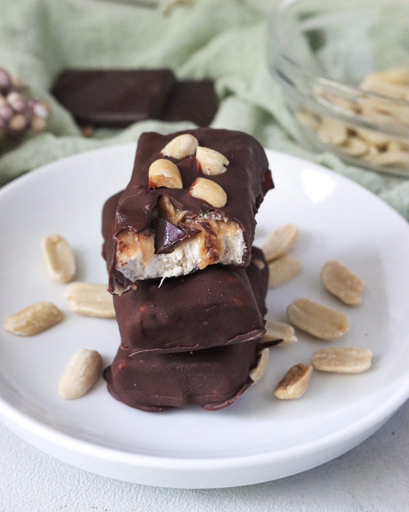 Gesundes Snickers Eis