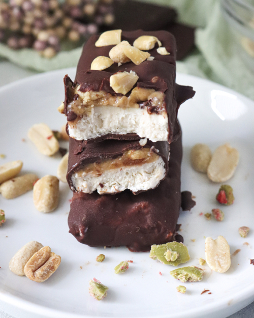 Veganes Snickers Eis