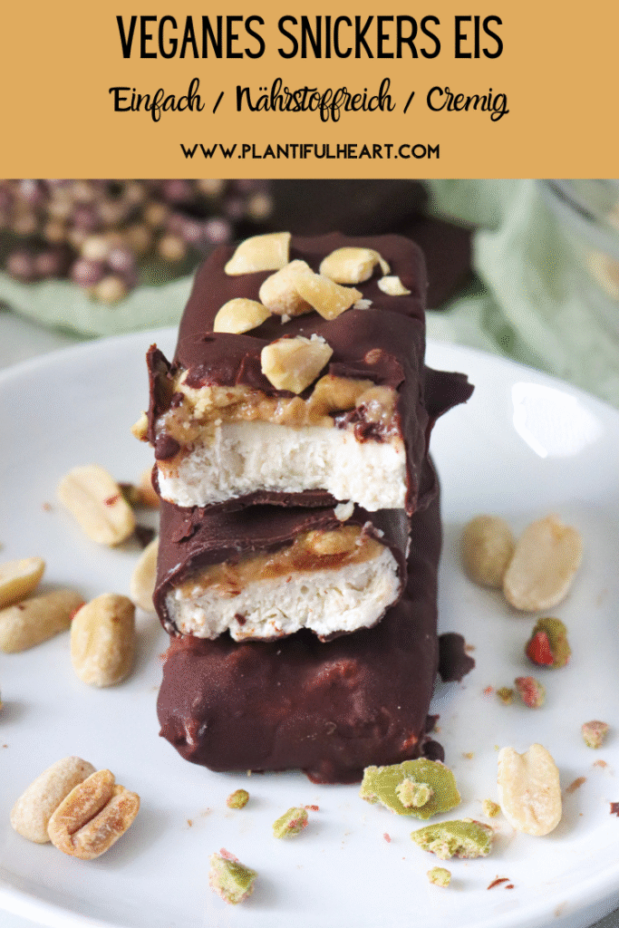 Veganes Snickers Eis