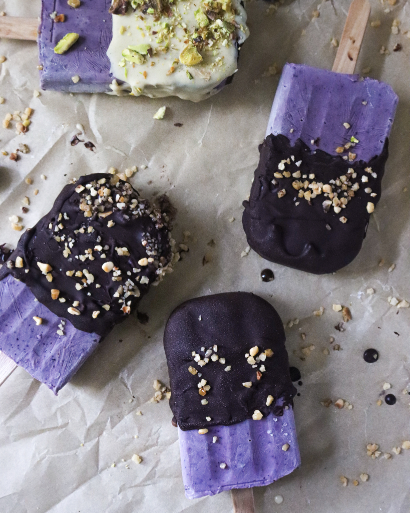 Blaubeer Joghurt Eis