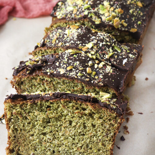 Veganes Pistazien-Bananenbrot Mini