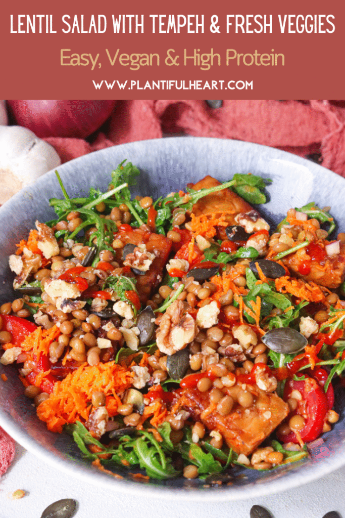 Lentil Salad with Tempeh
