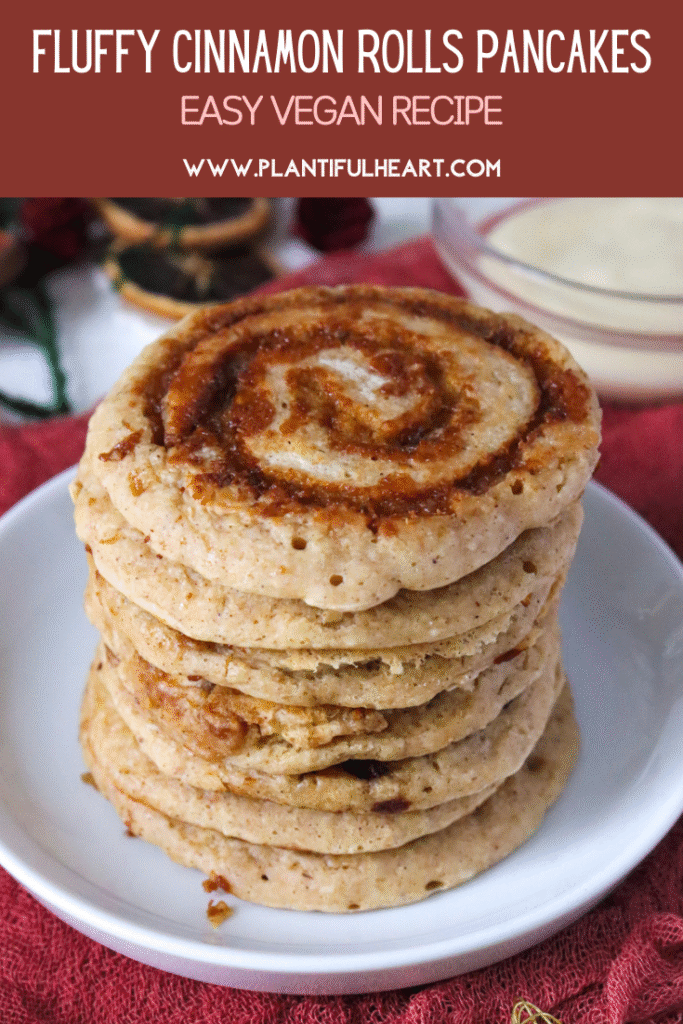 Fluffy Cinnamon Rolls Pancakes