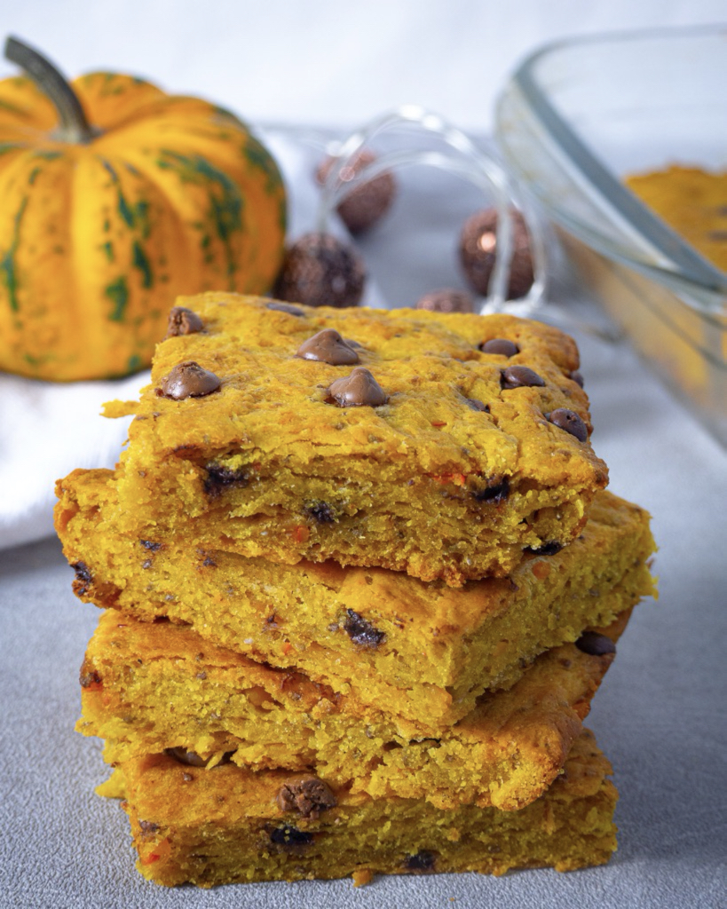 Kürbis Kuchen Blondies